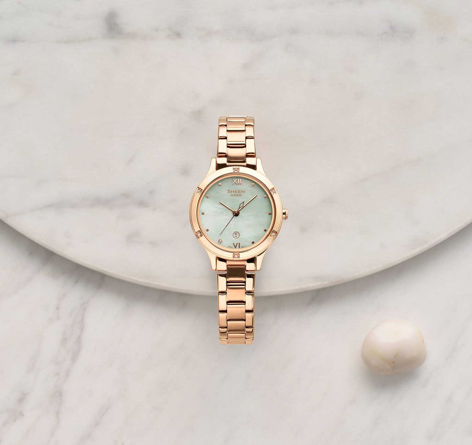 Японские наручные часы CASIO SHEEN SHE-4546PG-3A