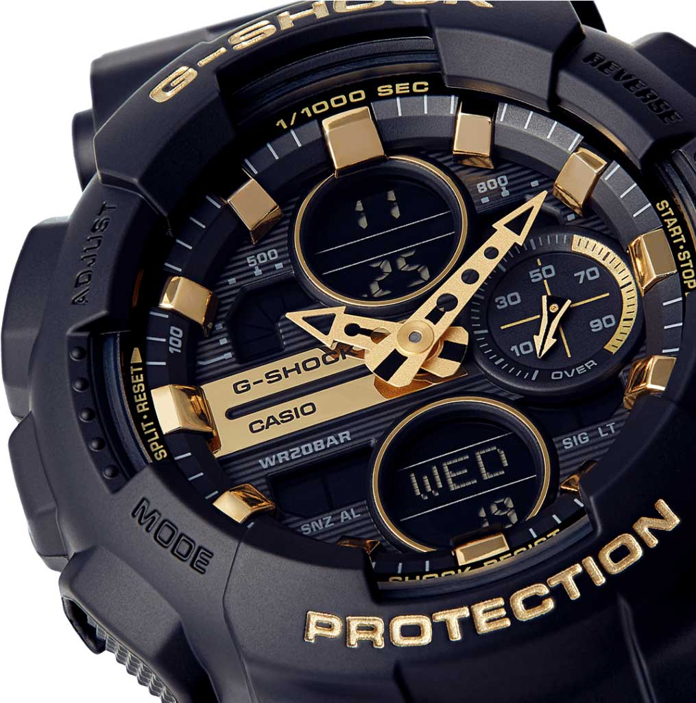 Японские наручные часы Casio G-SHOCK GMA-S140M-1AER с хронографом