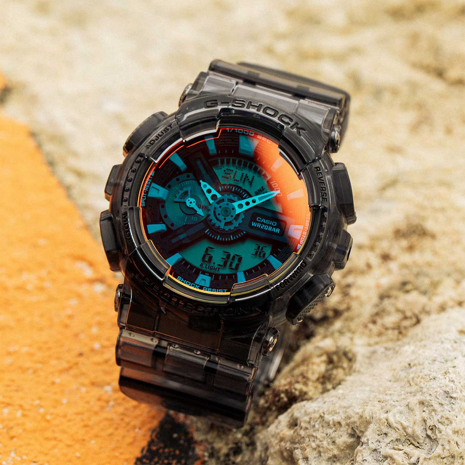 Японские наручные часы CASIO G-SHOCK GA-110TLS-8A