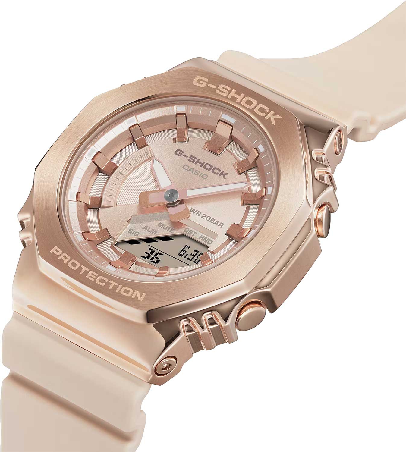 Японские наручные часы Casio G-SHOCK GM-S2100PG-4A с хронографом