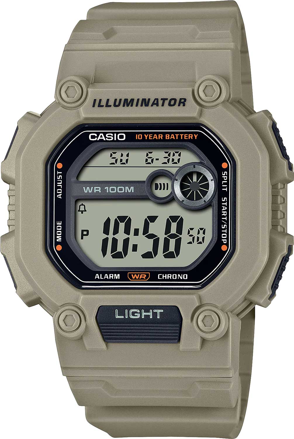Японские наручные часы Casio Collection W-737HX-5A с хронографом