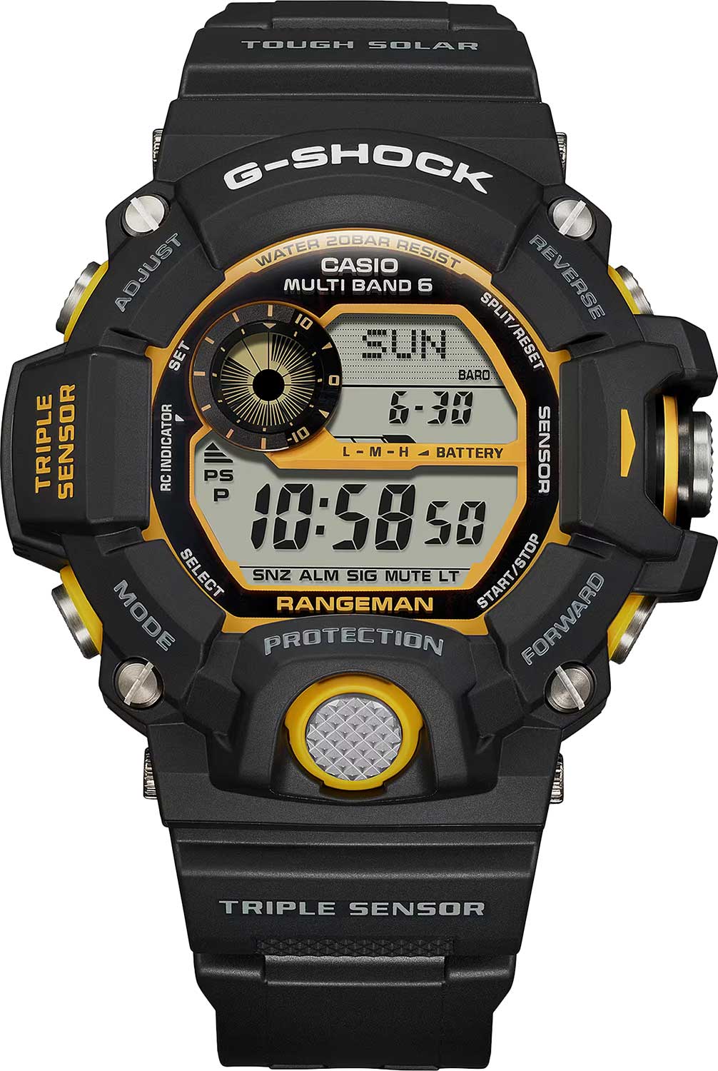 Японские наручные часы Casio G-SHOCK GW-9400Y-1E с хронографом