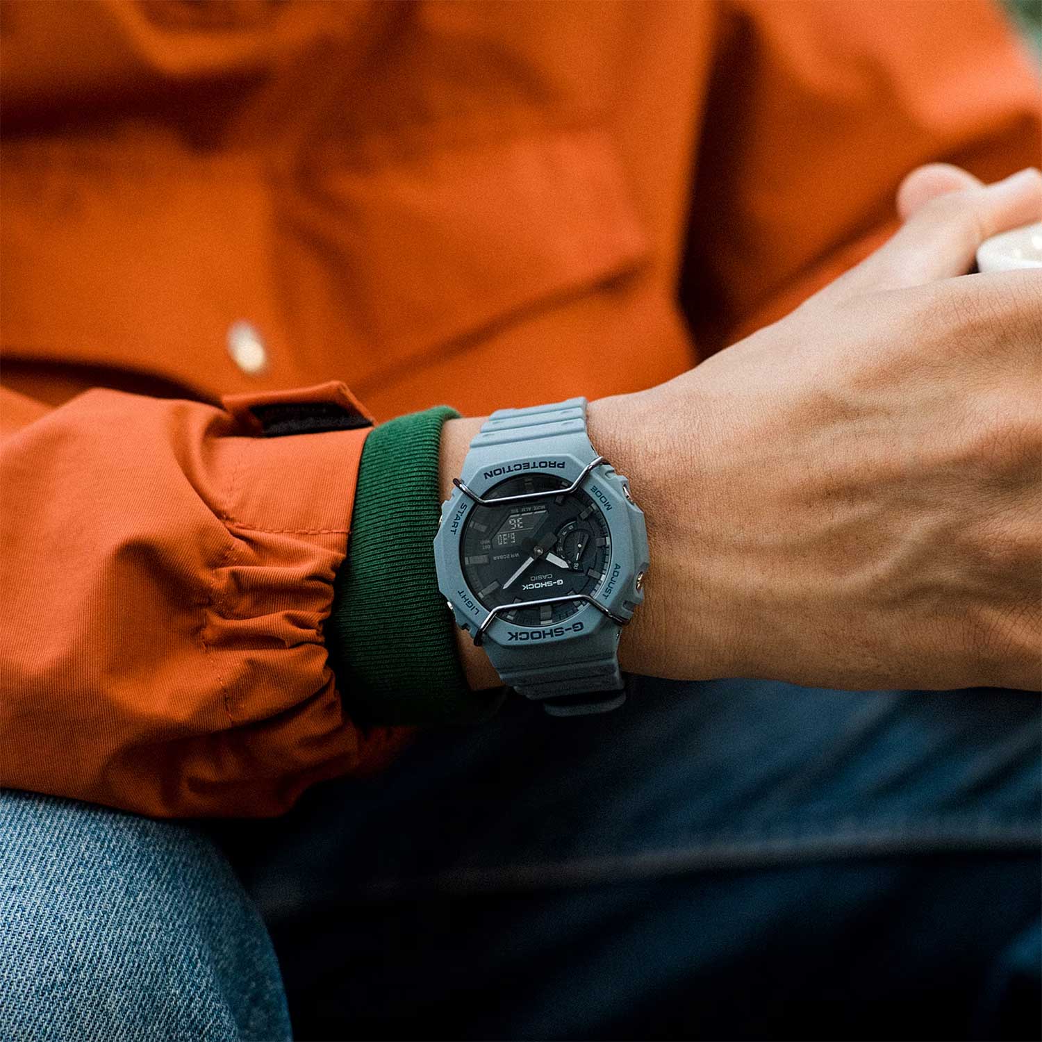 Японские наручные часы CASIO G-SHOCK GA-2100PT-2A