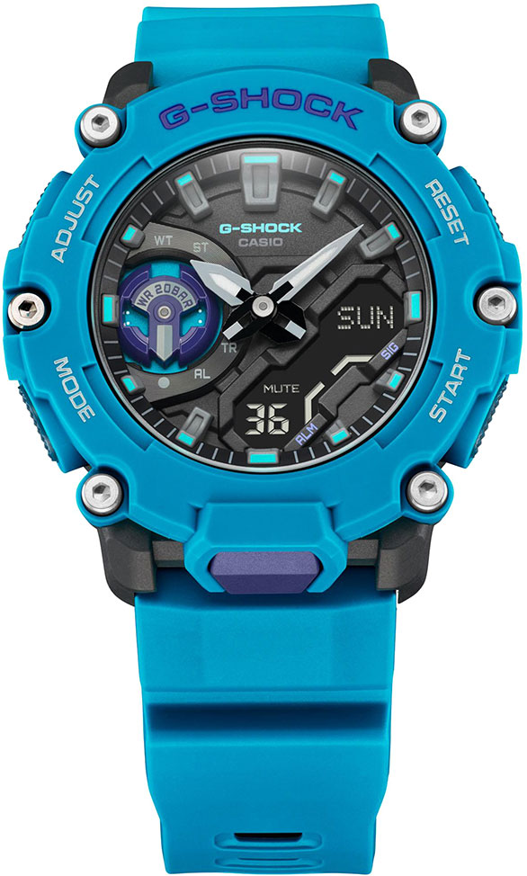 Японские наручные часы Casio G-SHOCK GA-2200-2AER с хронографом