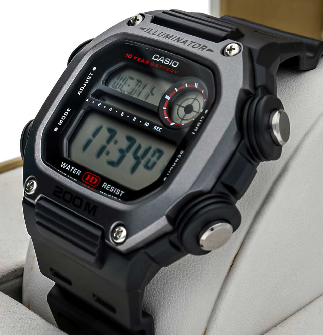 Японские наручные часы Casio Collection DW-291H-1AVEF с хронографом