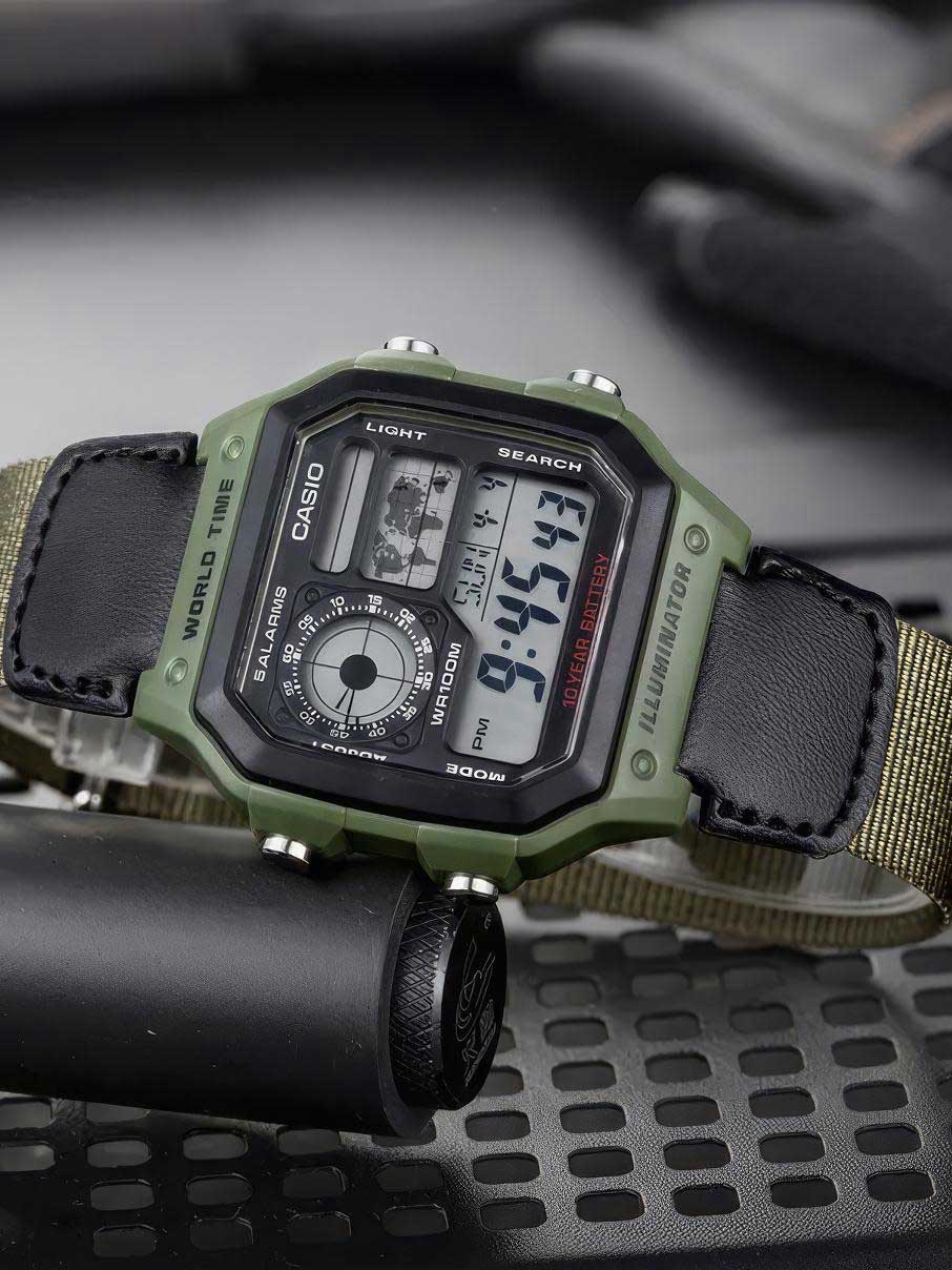 Японские наручные часы CASIO CASIO COLLECTION AE-1200WHB-3B