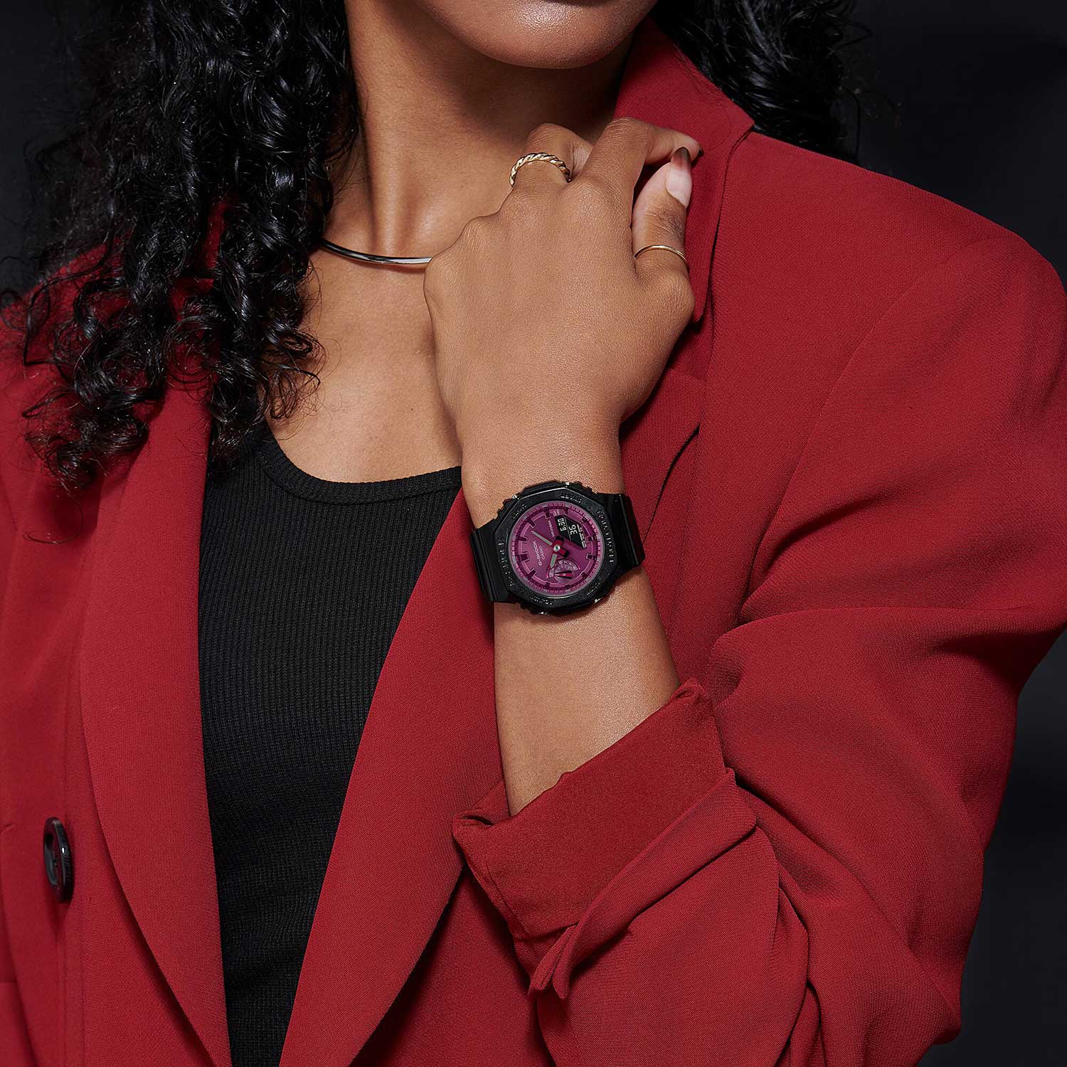 Японские наручные часы CASIO G-SHOCK GMA-S2100RB-1A