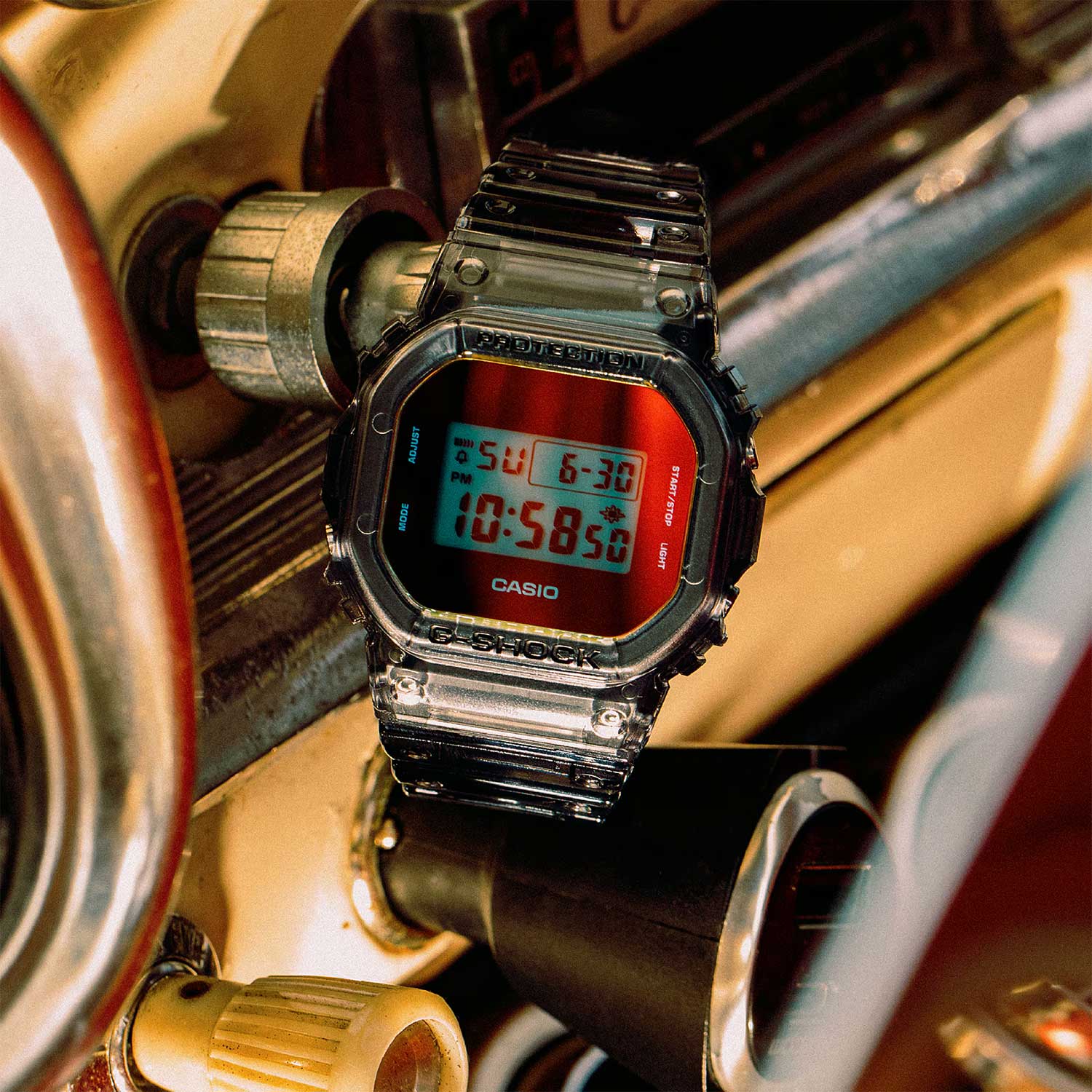 Японские наручные часы CASIO G-SHOCK DW-5600TLS-8