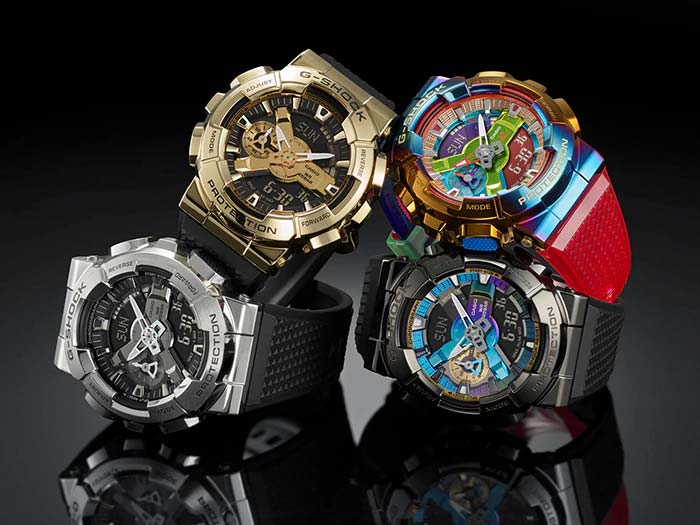 Японские наручные часы Casio G-SHOCK GM-110G-1A9ER с хронографом