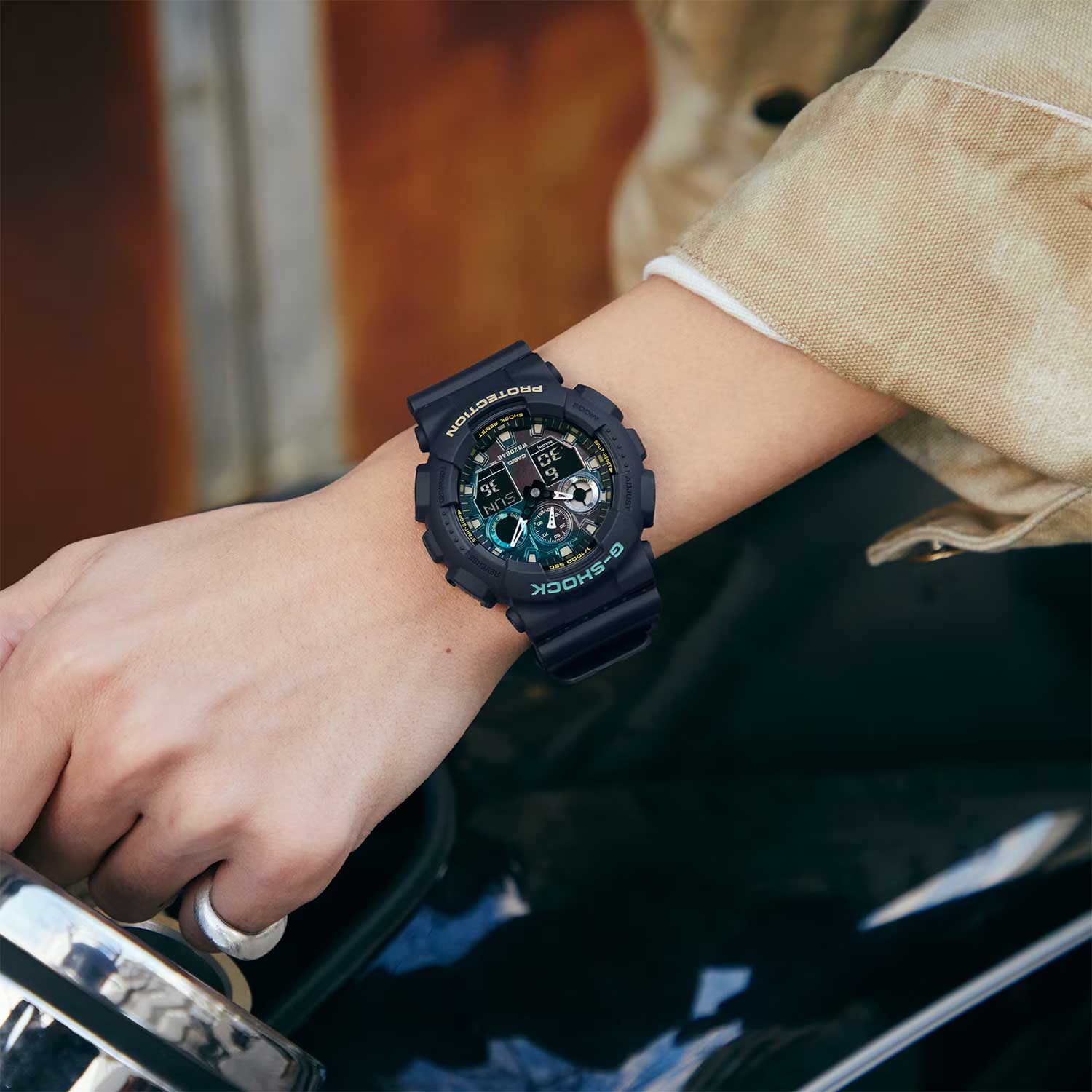 Японские наручные часы CASIO G-SHOCK GA-100RC-1A