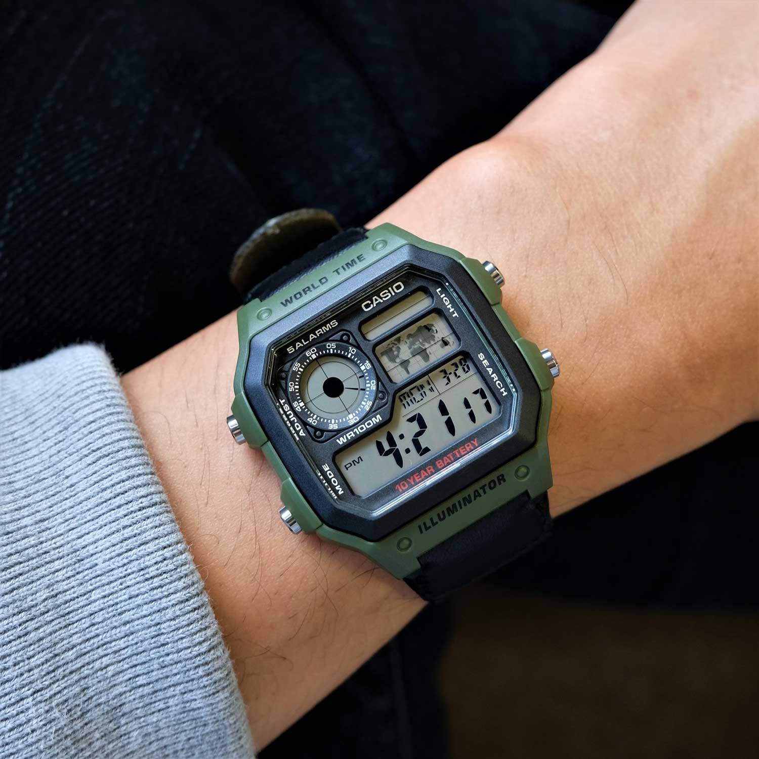 Японские наручные часы CASIO CASIO COLLECTION AE-1200WHB-3B