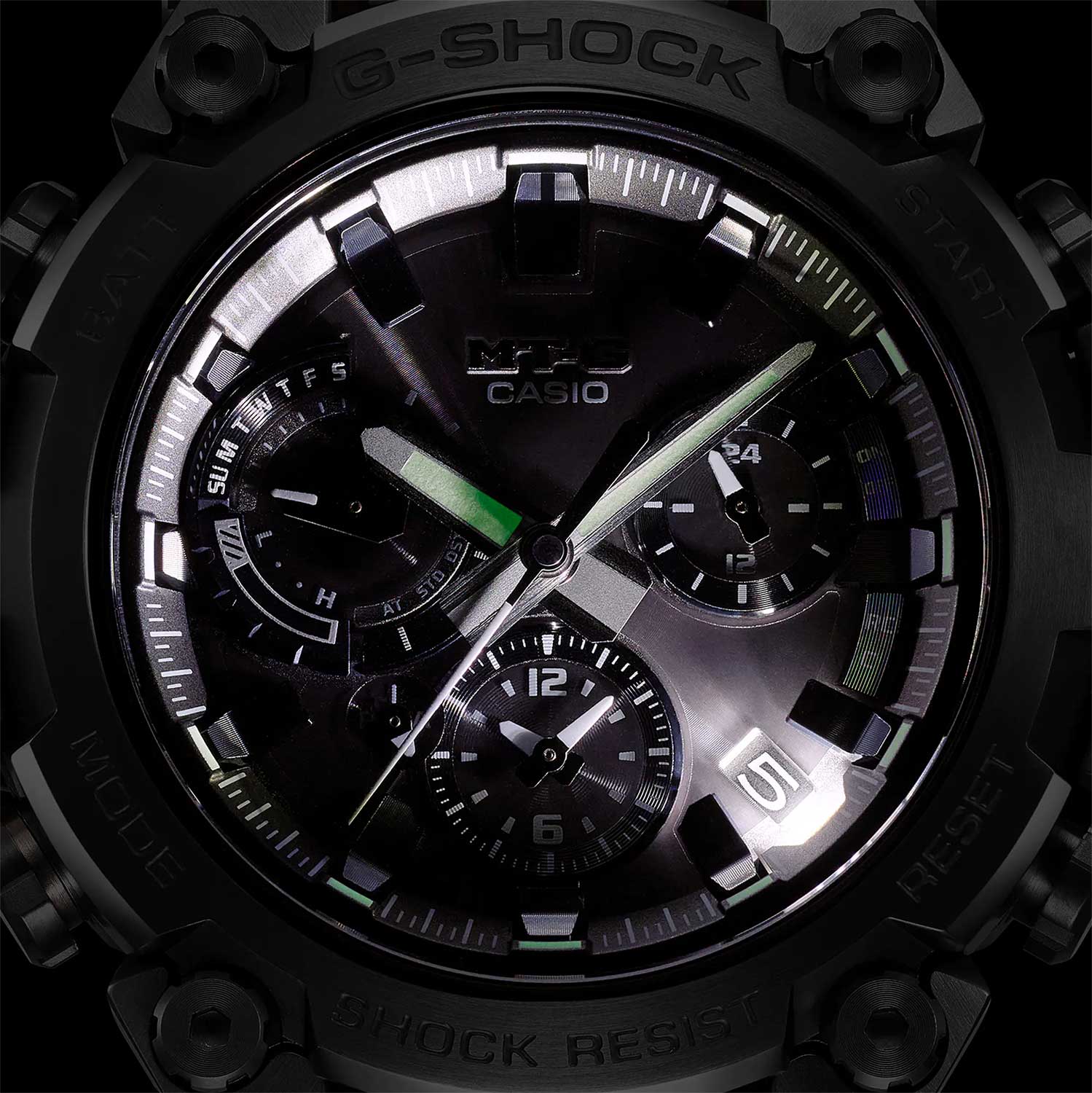 Японские наручные часы Casio G-SHOCK MTG-B3000BD-1AER с хронографом