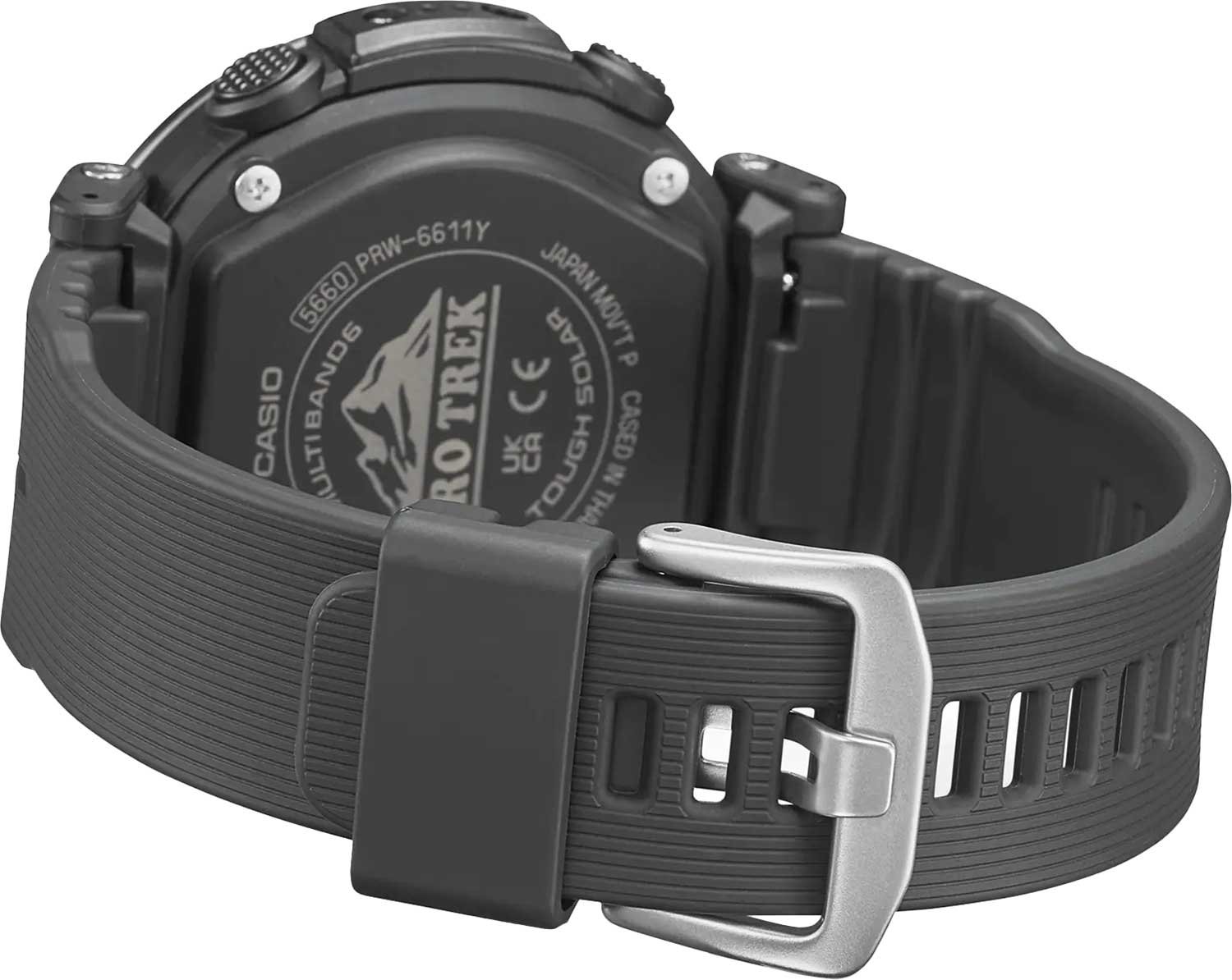 Японские наручные часы Casio Pro Trek PRW-6611Y-1ER с хронографом