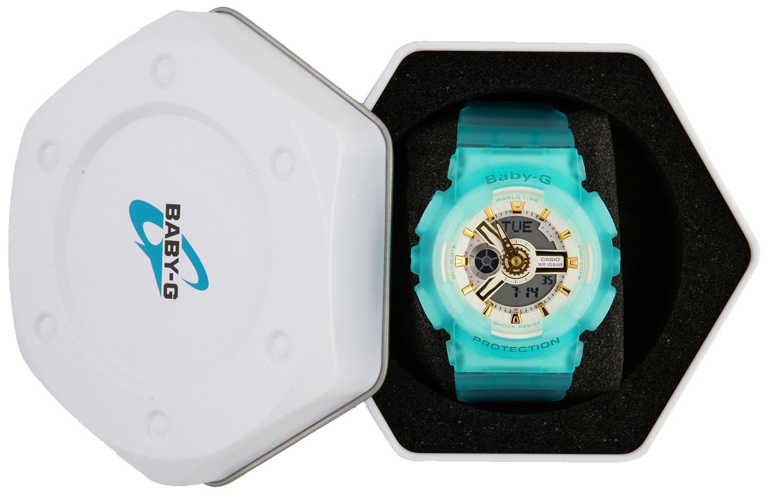 Японские наручные часы Casio Baby-G BA-110SC-2AER с хронографом