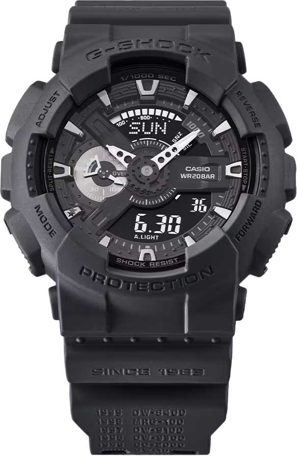 Японские наручные часы Casio G-SHOCK GA-114RE-1A с хронографом