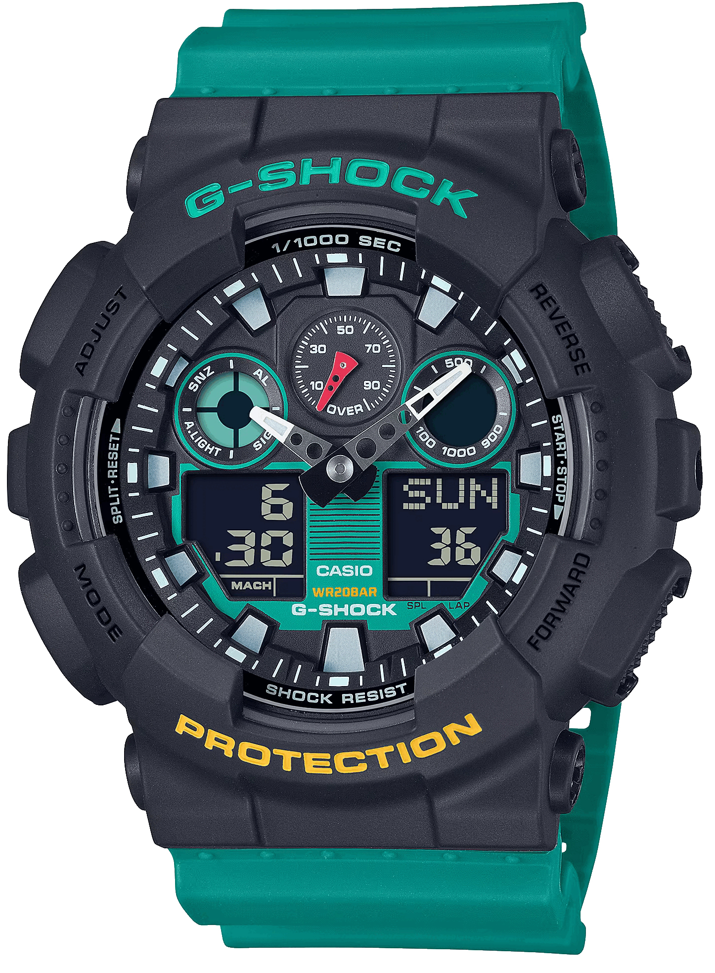 Японские наручные часы CASIO G-SHOCK GA-100MT-1A3