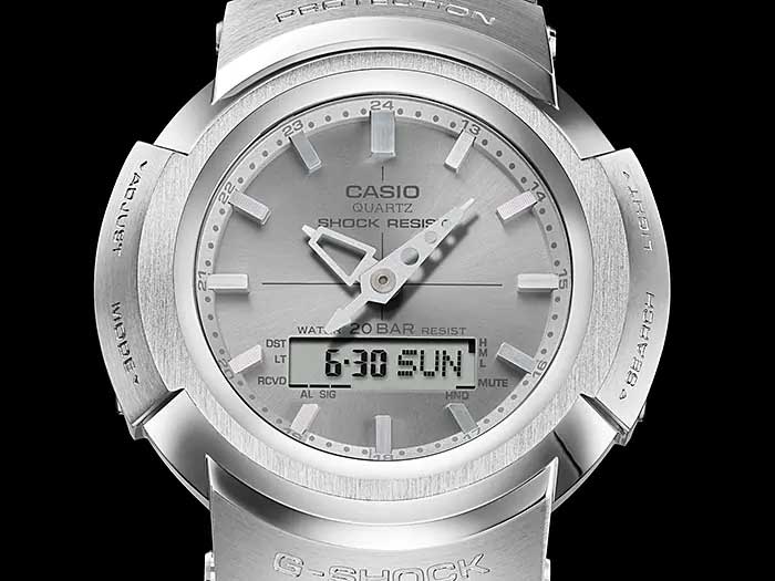 Японские наручные часы Casio G-SHOCK AWM-500D-1A8 с хронографом