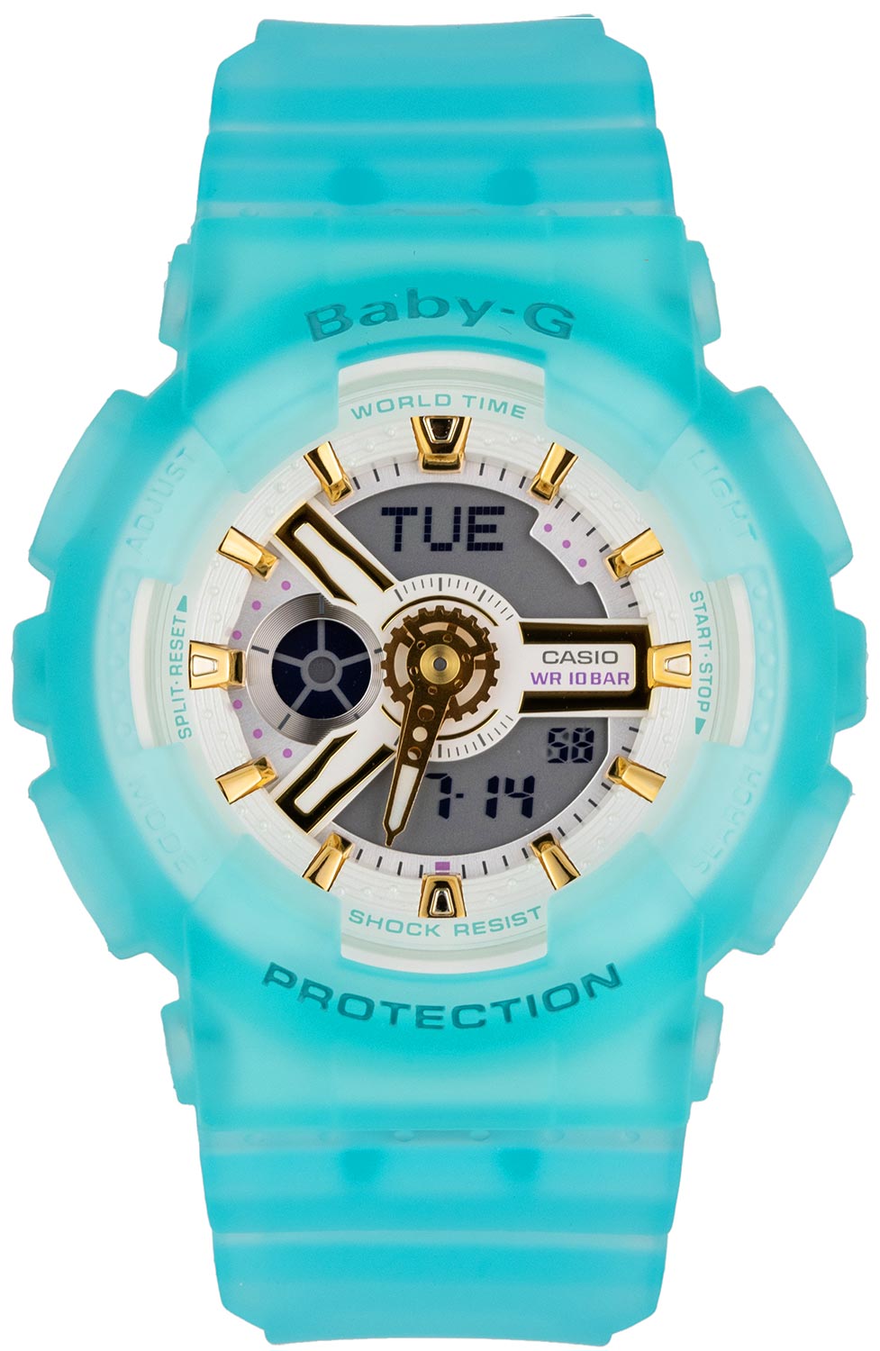 Японские наручные часы Casio Baby-G BA-110SC-2AER с хронографом