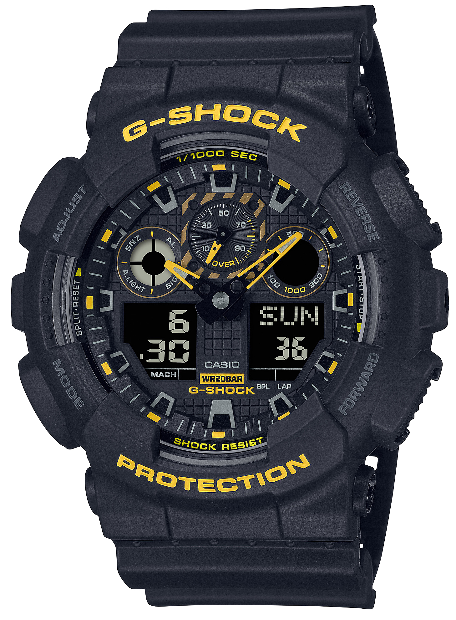Японские наручные часы CASIO G-SHOCK GA-100CY-1A