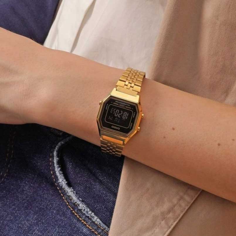 Японские наручные часы CASIO CASIO COLLECTION LA680WGA-1B