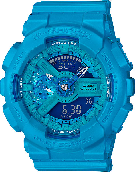 Японские наручные часы Casio G-SHOCK GMA-S110VC-2A с хронографом
