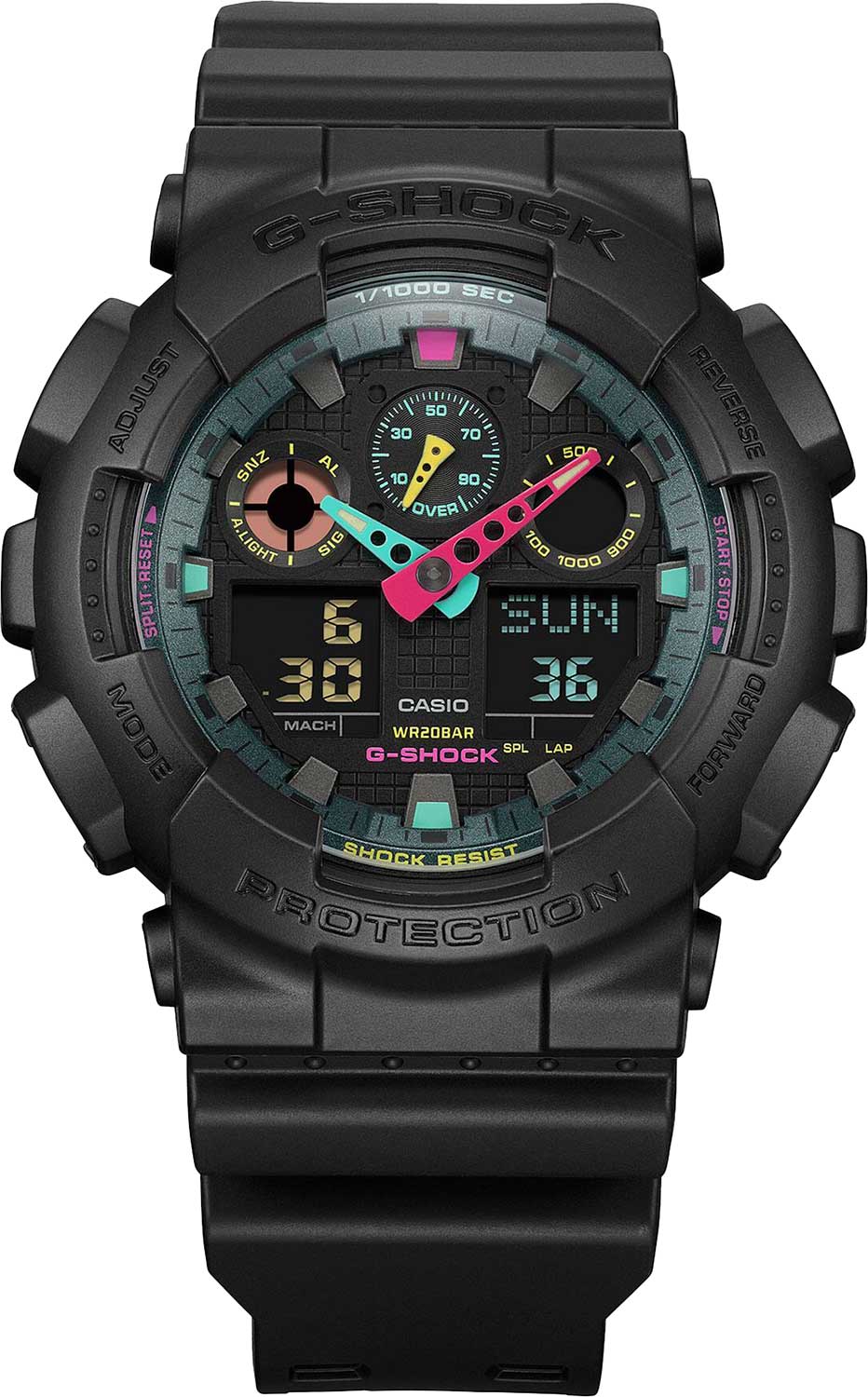Японские наручные часы CASIO G-SHOCK GA-100MF-1A