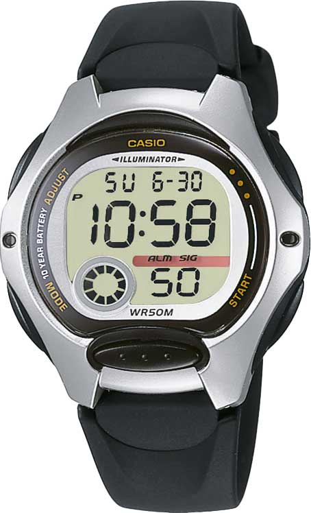 Японские наручные часы Casio Collection LW-200-1AVEG с хронографом