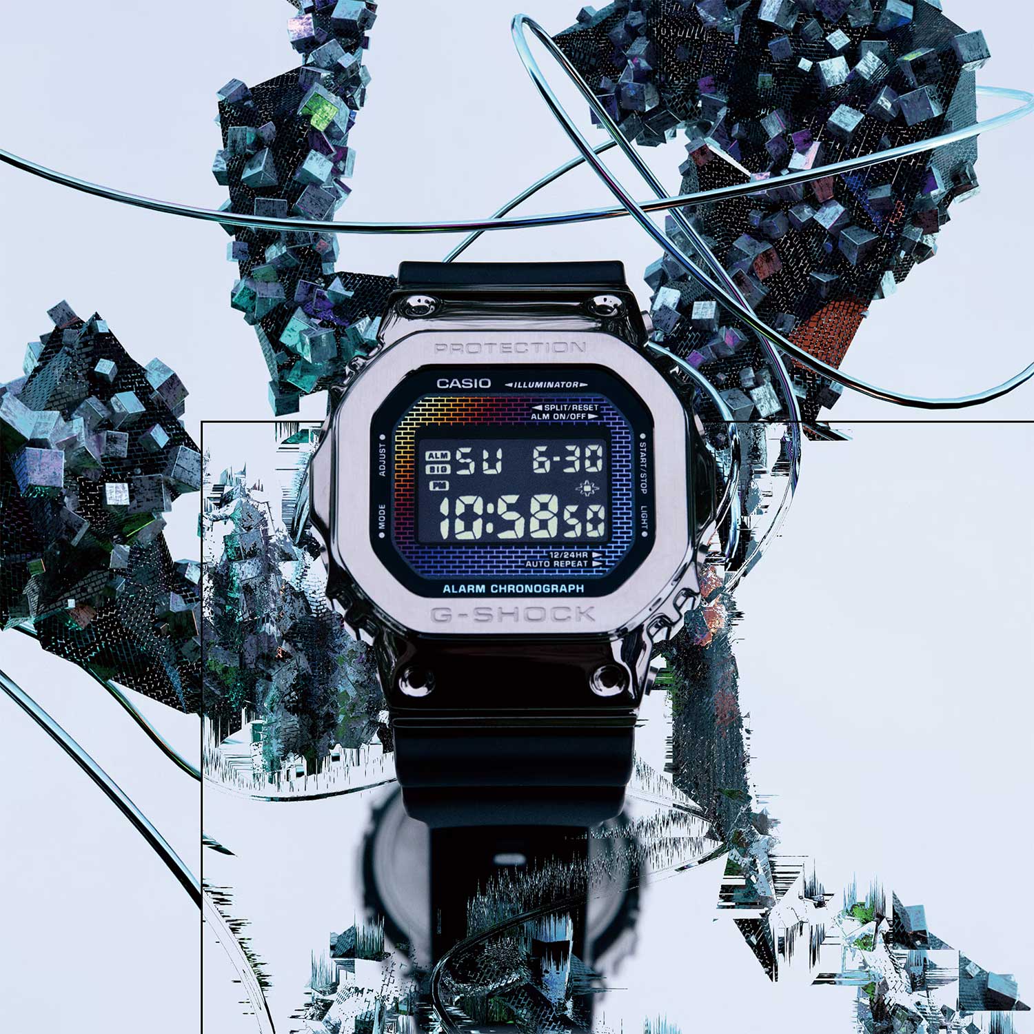Японские наручные часы CASIO G-SHOCK GM-5600RW-1