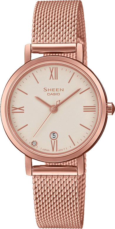 Японские наручные часы Casio Sheen SHE-4540CGM-4AUDF