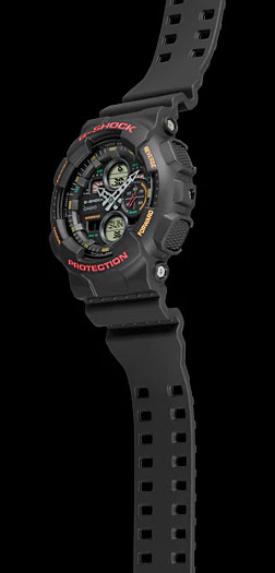 Японские наручные часы Casio G-SHOCK GA-140-1A4ER с хронографом