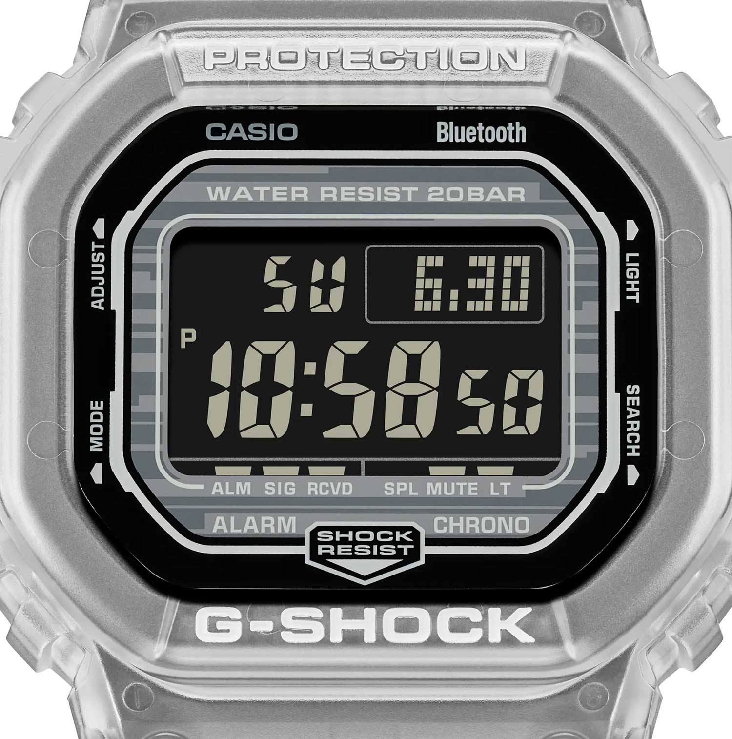 Японские наручные часы Casio G-SHOCK DW-B5600G-7 с хронографом