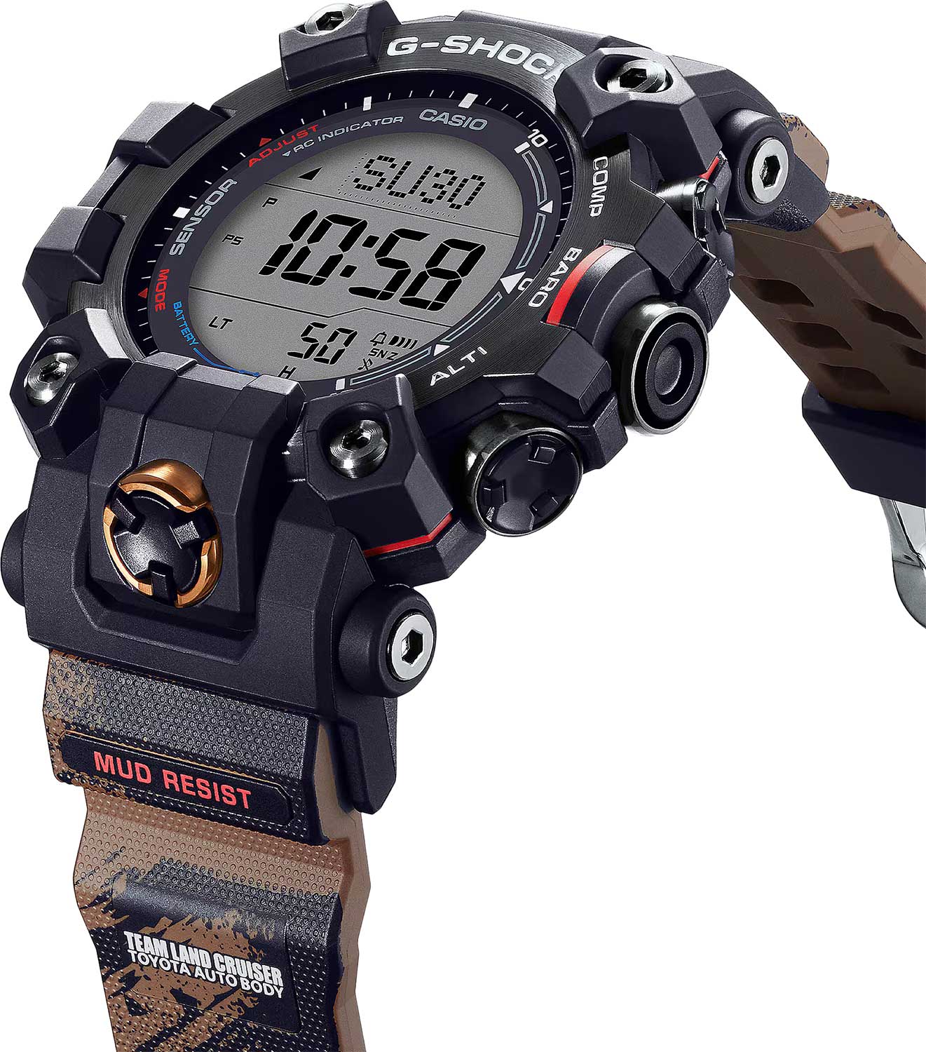 Японские наручные часы Casio G-SHOCK GW-9500TLC-1 с хронографом