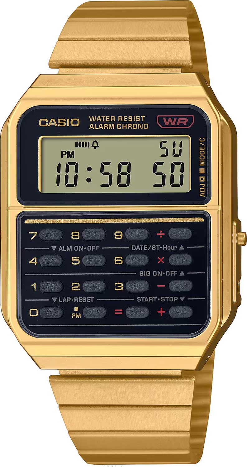 Японские наручные часы Casio Vintage CA-500WEG-1A с хронографом