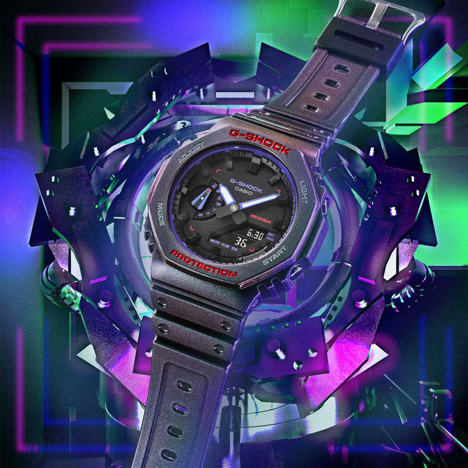 Японские наручные часы CASIO G-SHOCK GA-2100AH-6A