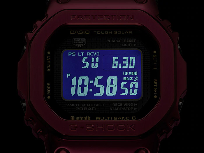 Японские наручные часы Casio G-SHOCK GMW-B5000RD-4ER с хронографом