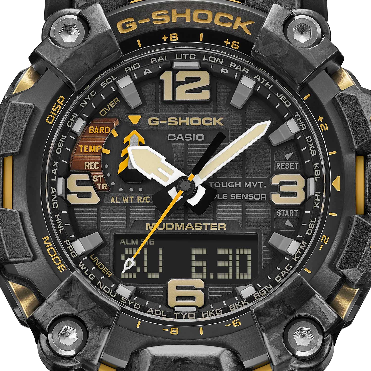 Японские наручные часы Casio G-SHOCK GWG-2000-1A5ER с хронографом