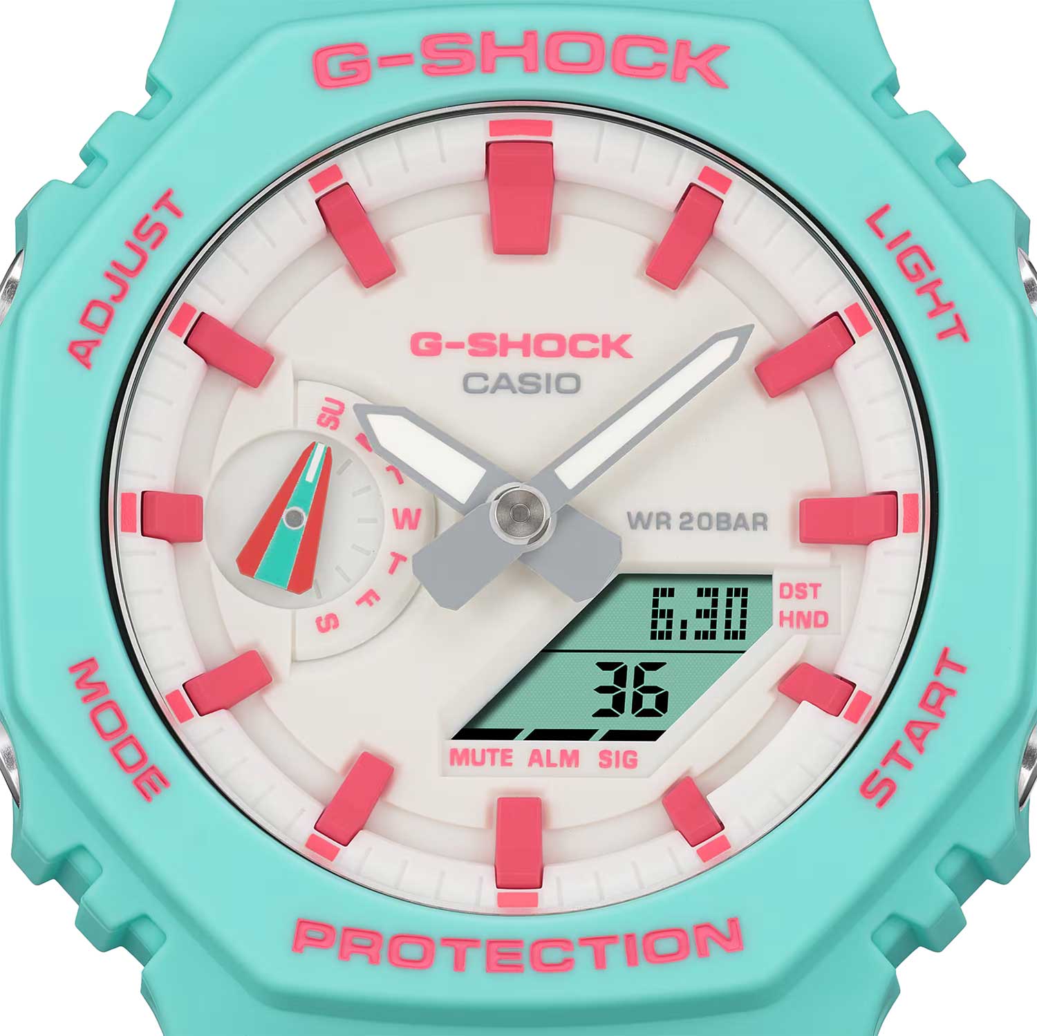 Японские наручные часы CASIO G-SHOCK GA-2100RB-3A