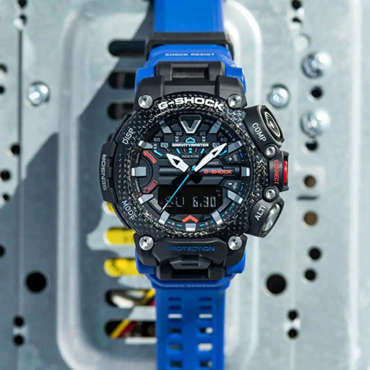 Японские спортивные наручные часы Casio G-SHOCK GR-B200-1A2 с хронографом