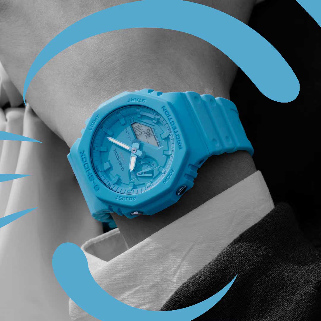 Японские наручные часы CASIO G-SHOCK GA-2100-2A2