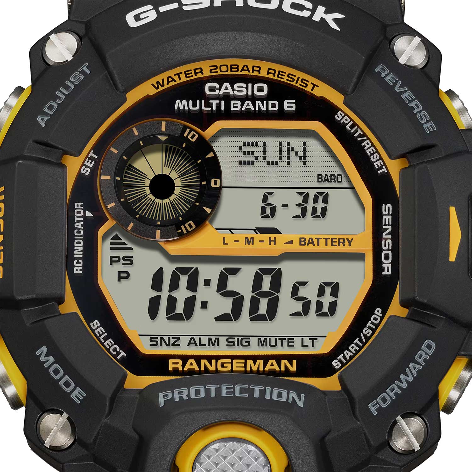 Японские наручные часы Casio G-SHOCK GW-9400Y-1E с хронографом