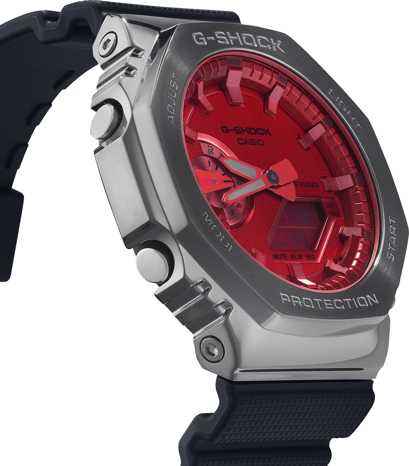 Японские наручные часы Casio G-SHOCK GM-2100B-4AER с хронографом