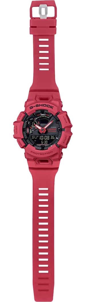 Японские спортивные наручные часы Casio G-SHOCK GBA-900RD-4A с хронографом