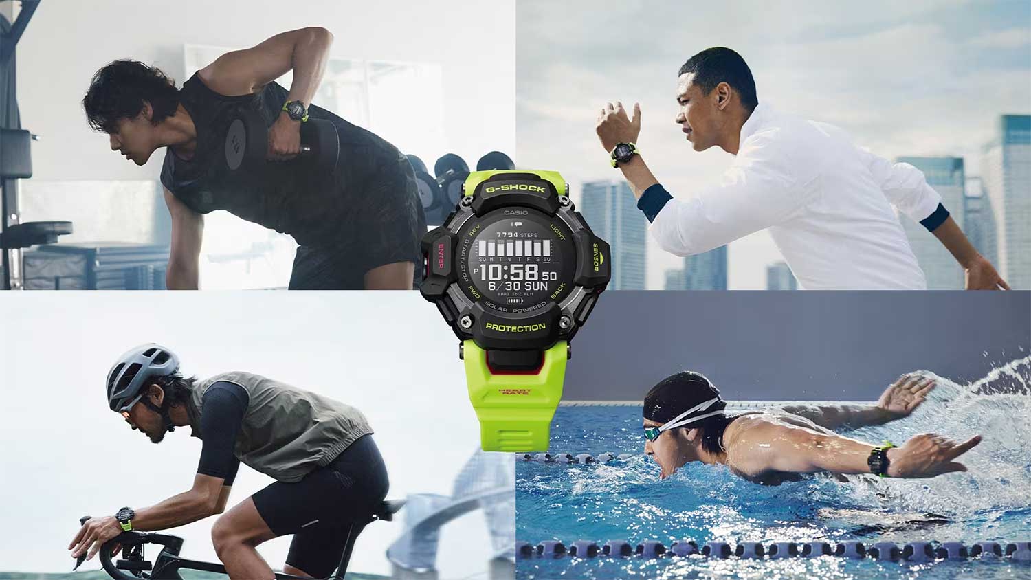 Японские наручные часы CASIO G-SHOCK GBD-H2000-1A9