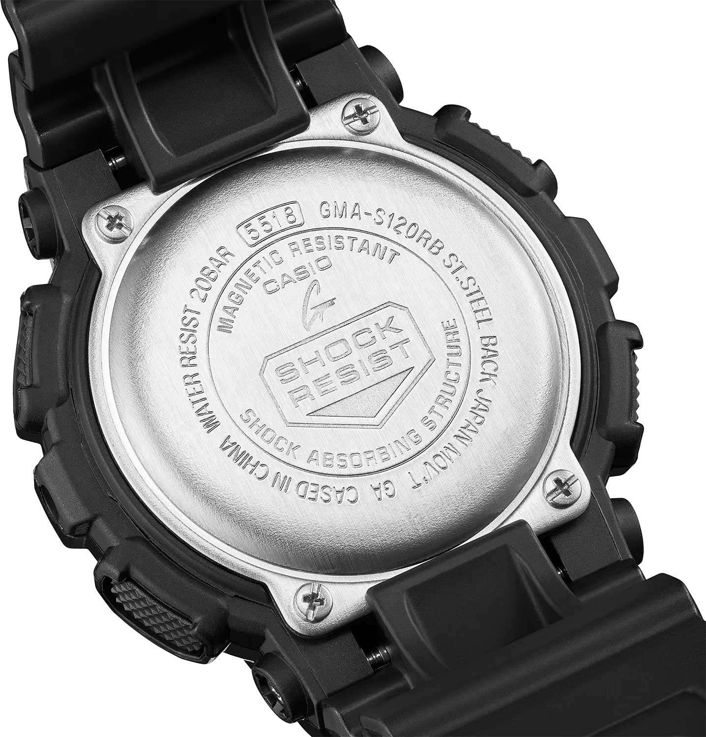 Японские наручные часы CASIO G-SHOCK GMA-S120RB-1A