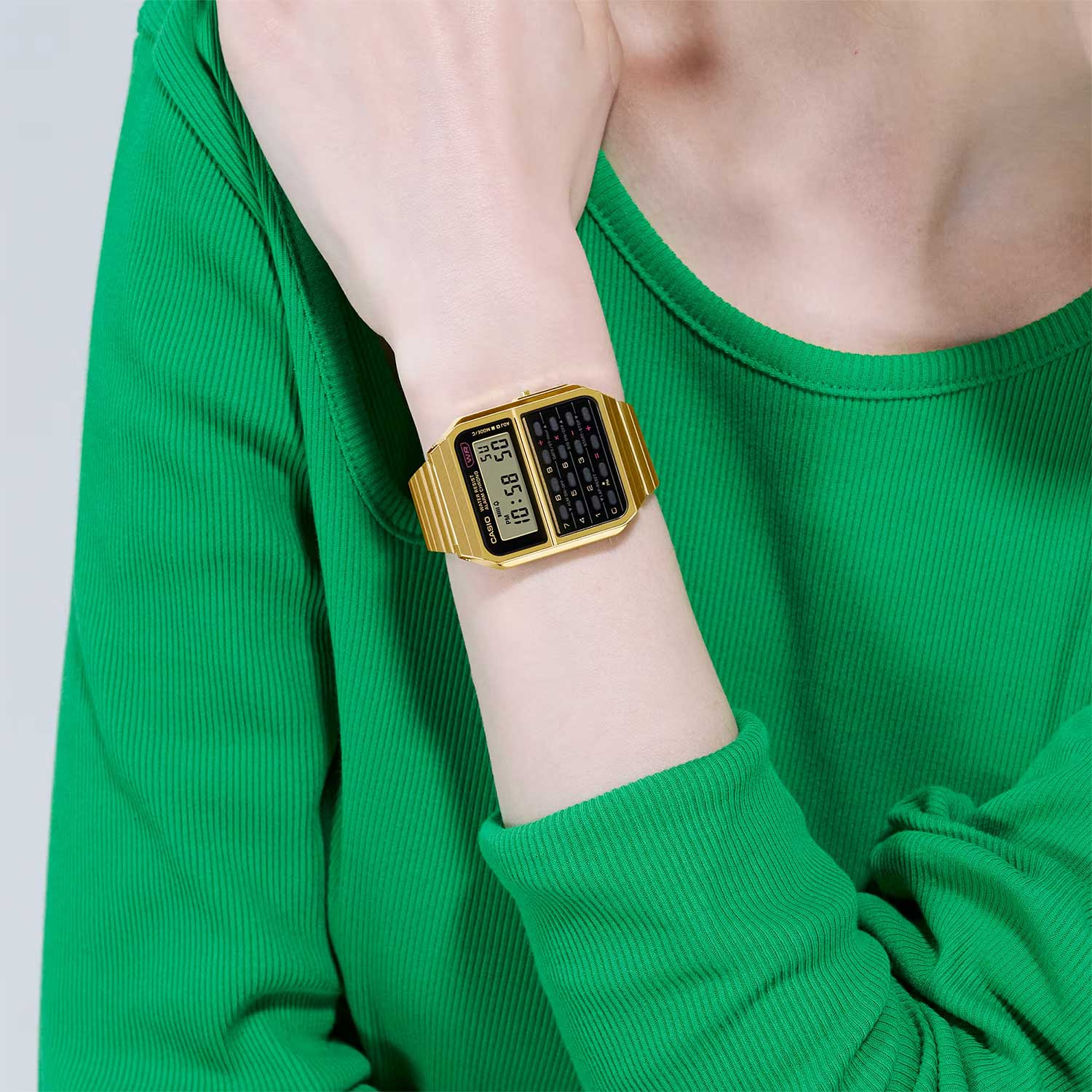 Японские наручные часы Casio Vintage CA-500WEG-1A с хронографом