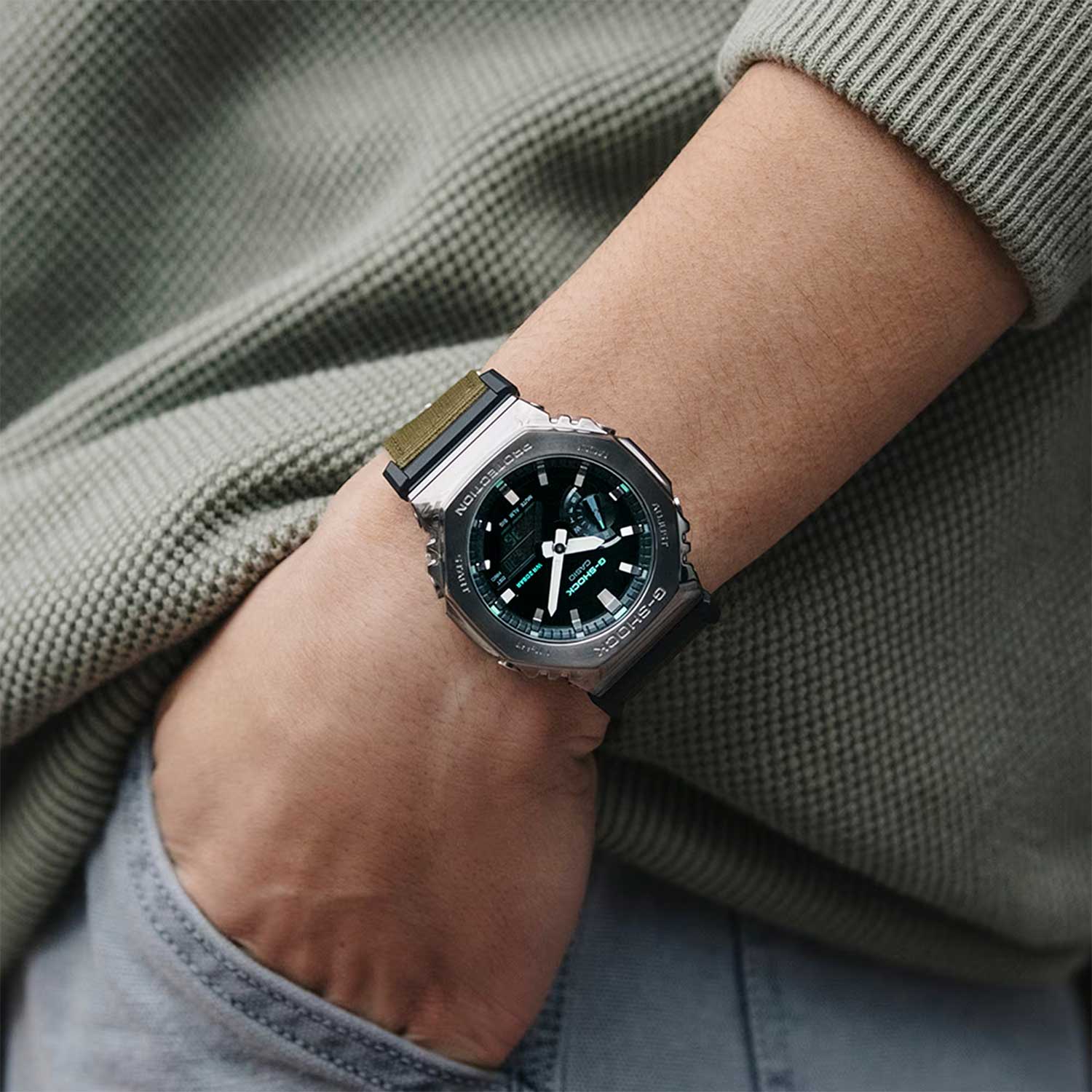 Японские наручные часы CASIO G-SHOCK GM-2100CB-3A