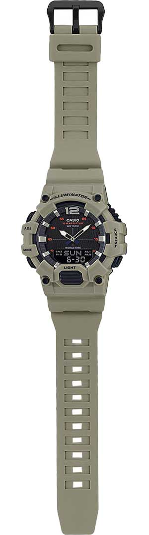 Японские наручные часы Casio Collection HDC-700-3A3VEF с хронографом