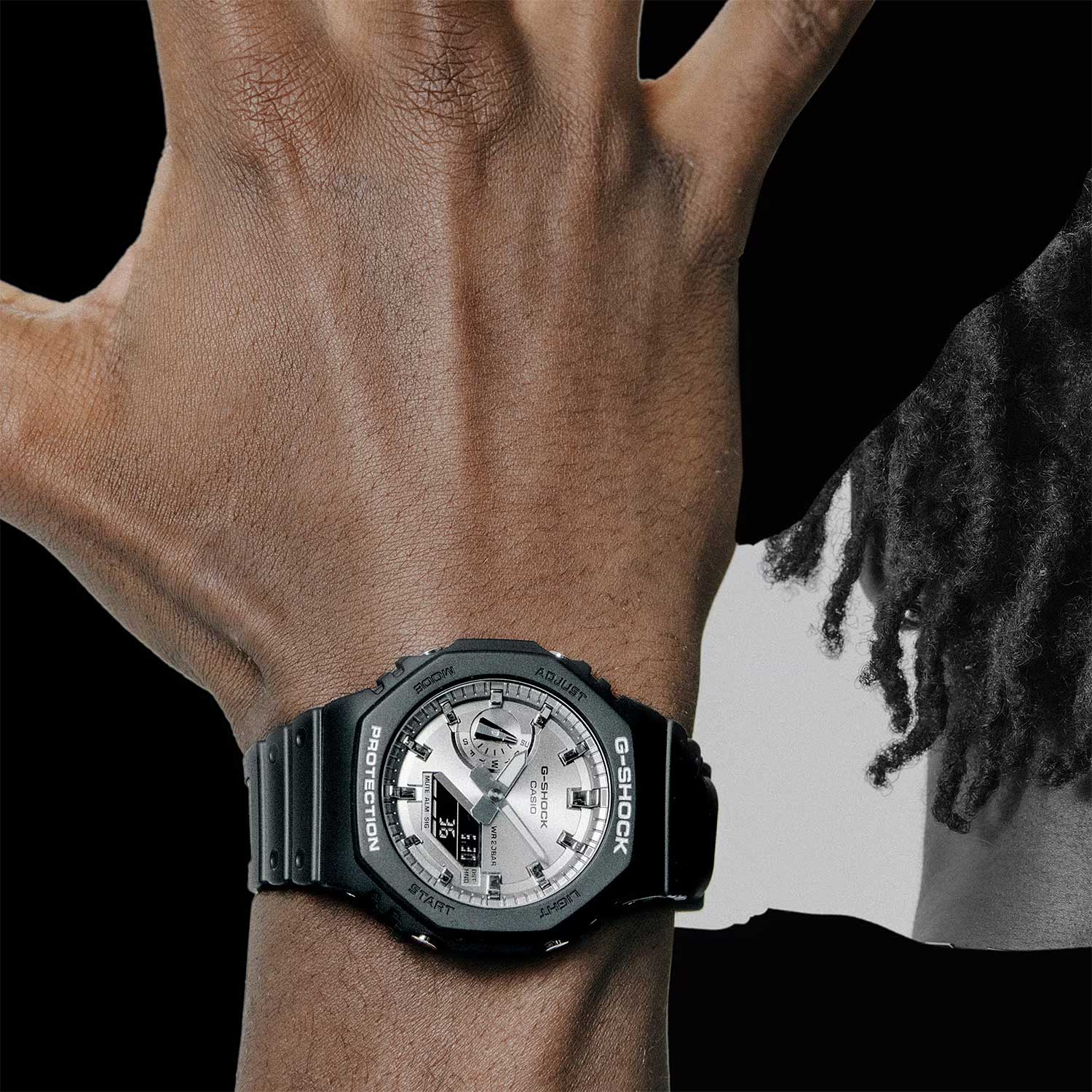 Японские наручные часы CASIO G-SHOCK GA-2100SB-1A