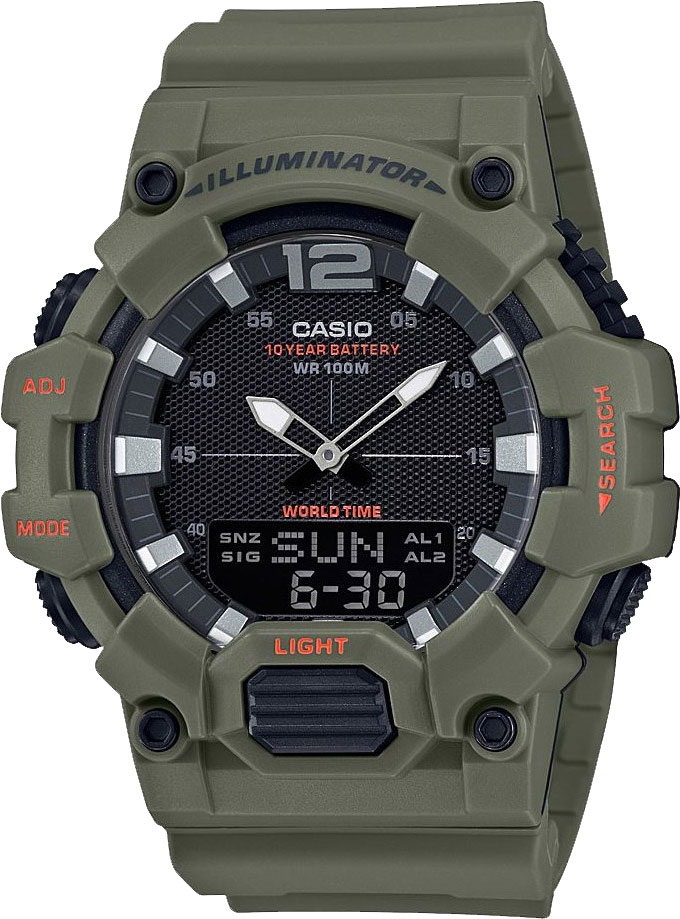 Японские наручные часы Casio Collection HDC-700-3A2VEF с хронографом