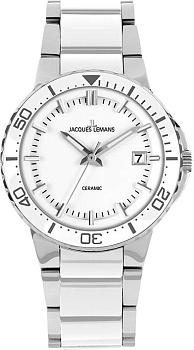 Керамические наручные часы Jacques Lemans 1-2165B